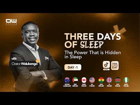 THE POWER HIDDEN IN YOUR SLEEP | 3 DAYS OF SLEEP