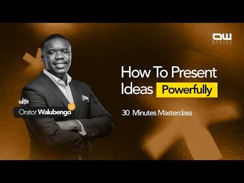 HOW TO PRESENT IDEAS THAT OPEN DOORS
